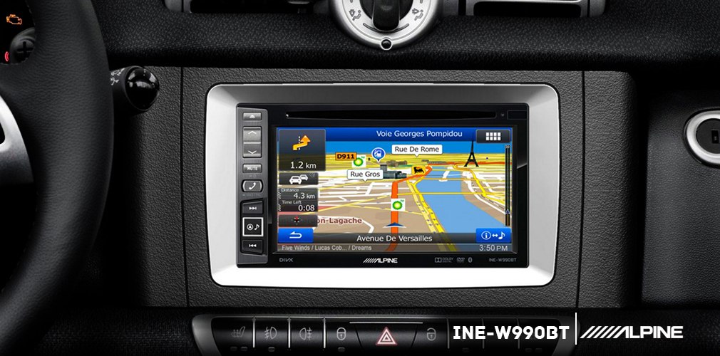 Новая автомагнитола Алпайн INE-W990BT 2016