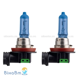 Комплект галогенових ламп Philips H11 DiamondVision 12V 55W (12362DVS2), фото 