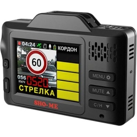 Видеорегистратор с радар-детектором Sho-Me Combo Smart Signature с GPS, фото 