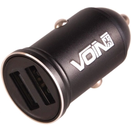 Автомобильное зарядное устройство VOIN C-31203BK, 2USB 12/24V - 5V 3,1A, фото 