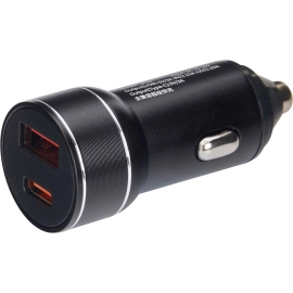 Автомобильное зарядное устройство VOIN 30W, 1USB 10W + 1PD 27W, 12/24V, фото 