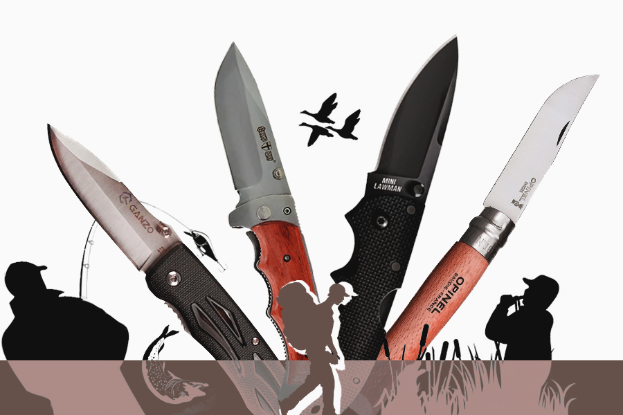Складные ножи на рыбалке и охоте