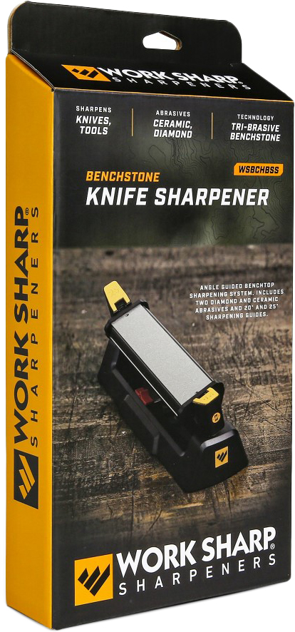 Work sharp Benchstone Tri-brasive knife sharpener, WSBCHBSS