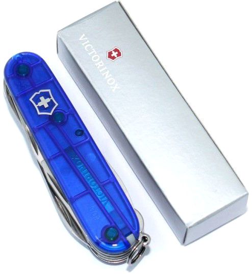 Victorinox Huntsman Blue Transparent