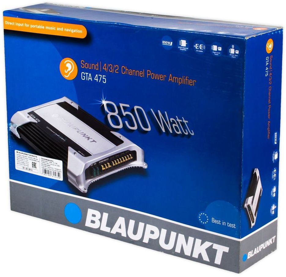 Усилитель Blaupunkt GTA ᐉ купить в интернет-магазине Децибел ✅