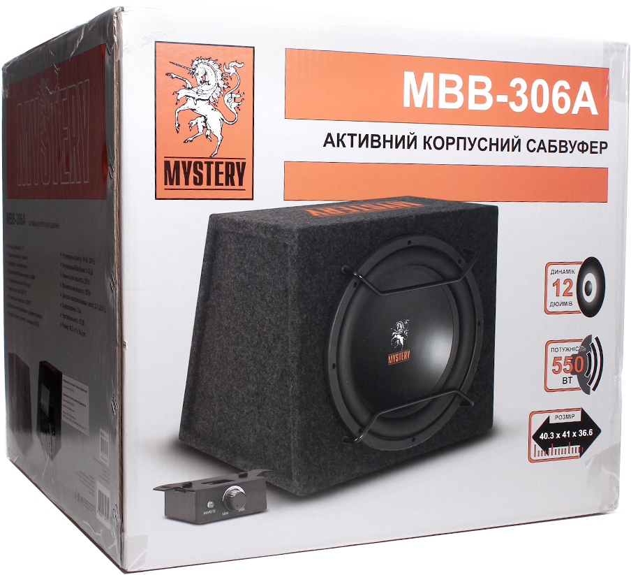 Автомобильный сабвуфер Mystery MTB-200A