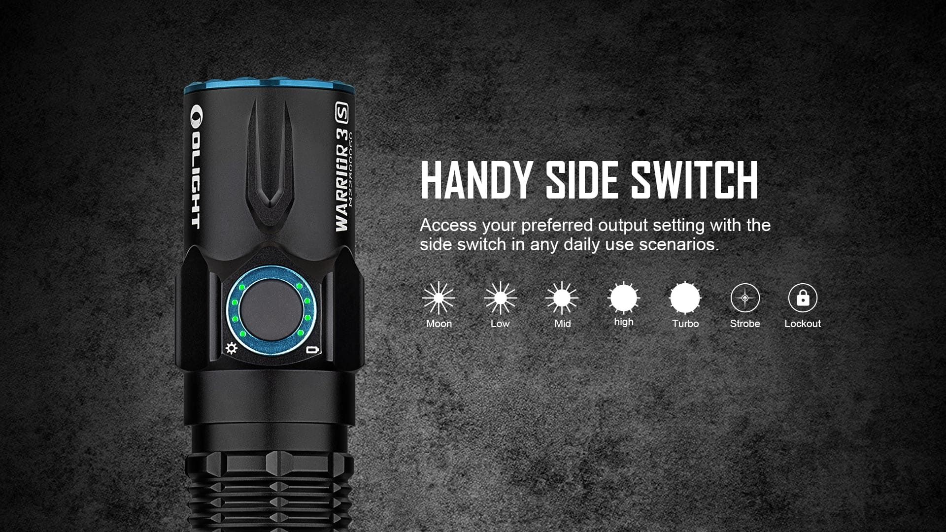 Olight Warrior 3S Black купити в Україні • Вінавто інтернет-магазин