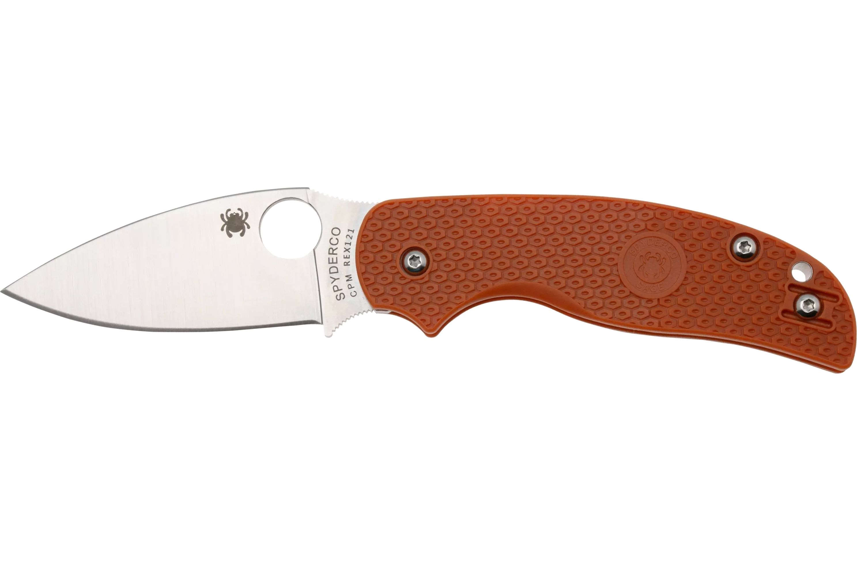 Spyderco Sage 5 Lightweight CPM REX 121 FRN Orange (C123BORP