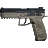 Пистолет страйкбольный ASG CZ P-09 Gas 6mm Dark Earth, фото 