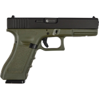 Пистолет страйкбольный Evolution E017 Gas 6мм OD Green, фото 2