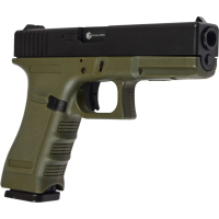 Пистолет страйкбольный Evolution E017 Gas 6мм OD Green, фото 5
