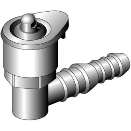 Стационарный омыватель фар Hella 8WS 008 549-001 c фиксированной форсункой, фото 