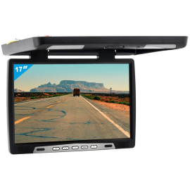 Потолочный монитор Gate SQ-1702 Black с USB/SD, цвет черный, фото 