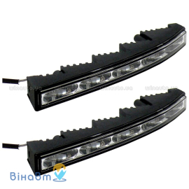 Дневные ходовые огни Nolden LED Premium Line Slim ML-018 1740.1 chrom (2 x 5 LED), фото 