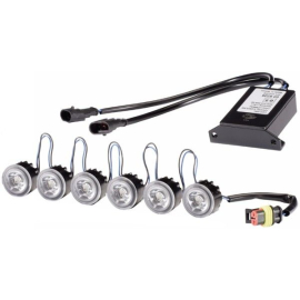 Дневные ходовые огни Hella 2PT 010 458-731 LEDayFlex (2 x 6 LED), фото 