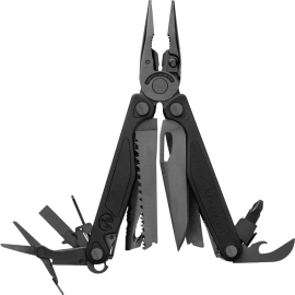 Мультитул с битами Leatherman Charge Plus Black, нейлоновый чехол (832601), Цвет: черный, фото 
