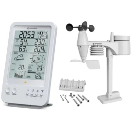 Метеостанция Bresser Weather Center 5-in-1 White (7002511), фото 