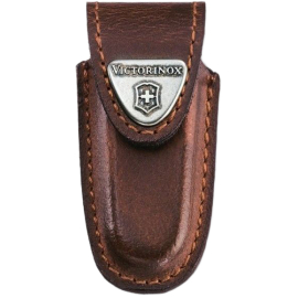 Чехол на пояс Victorinox 4.0531 кожа коричневый на липучке 58мм, фото 
