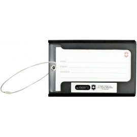Бирка для багажа Victorinox Travel Accessories 4.0 Black Deluxe Tracking ID Tag (Vt313705.01), фото 