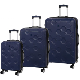 Набор чемоданов IT Luggage Hexa Blue Depths S, M, L (IT16-2387-08-3N-S118), фото 