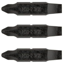 Набор Leatherman из 3 бит: отвертка №1-№2 крестовая Philips и плоская 3/16" (931024), фото 
