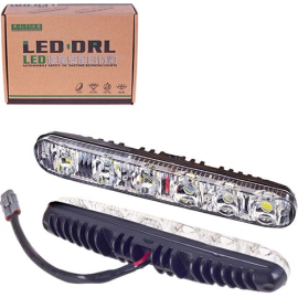 Дневные ходовые огни Pulso XS-006 с поворотом (2 x 6 LED), фото 