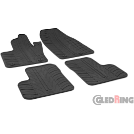 Резиновые коврики в салон Gledring для Fiat 500X, Jeep Renegade 2015+ (GR 0576), фото 