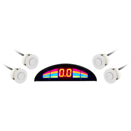 Парктроник GT P Rainbow 4 white (P RB4 White) 4 датчика, Цвет датчиков: белый, фото 