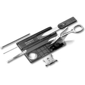 Швейцарская карта Victorinox Swisscard Lite Onyx блистер (0.7333.T3B), Другие варианты: Onyx блистер, фото 