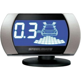 Парктроник Steel mate PTS810V2 Black (8 датчиков), Цвет датчиков: черный, фото 