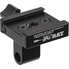 База для сошек Harris BA-RAT BASE W/Harris Adaptor Block and Tumb Wheel, фото 