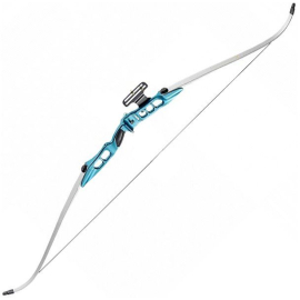 Лук рекурсивный Ek Archery Take Down 30 LBS голубой (RE-019), фото 