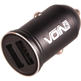 Автомобільний зарядний пристрій VOIN C-31203BK, 2USB 12/24V - 5V 3,1A, фото 