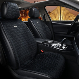 Набір авточохлів Elegant 700 313 Milano чорний на передні сидіння, Забарвлення: чорний, фото 