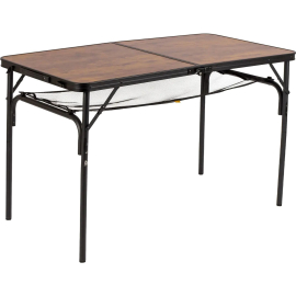 Складаний стіл Bo-Camp Greene 120x60 cm Black/Wood look (1404210), фото 
