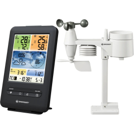 Метеостанция Bresser Weather Center 5-in-1 V WIFI Professional colour (7002585), фото 