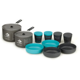 Набор посуды Sea to Summit Alpha Cookset 4.2 Pacific Blue/Grey, фото 