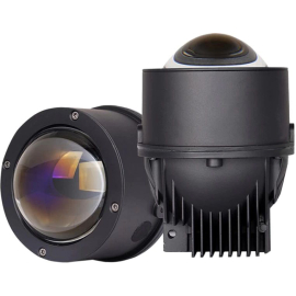 Светодиодные противотуманные линзы AMS Bi LED FOG F2 3" 5500K, фото 