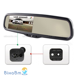 Переходное крепление Gazer MB013 к зеркалу заднего вида Gazer MUR5100/MU500/MU700, фото 