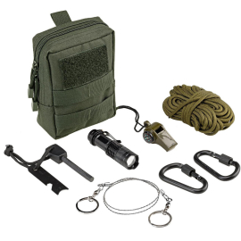 Набор для выживания Defcon 5 Survival Kit Pouch Олива, фото 