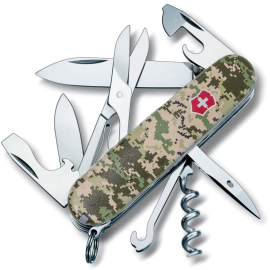 Швейцарський ніж Victorinox Climber Army Піксель з червоним лого (1.3703.3.W3941p), Інші варіанти: Піксель з червоним лого, фото 
