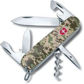 Швейцарський ніж Victorinox Spartan Army Піксель з червоним лого (1.3603.3.W3941p), Інші варіанти: Піксель з червоним лого, фото 