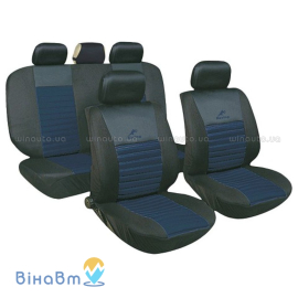 Набор авточехлов Milex Tango P+T синий (93606) на передние и задние сиденья, Расцветка: синий, фото 