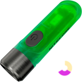 Ліхтар наключний Nitecore TIKI GITD зелений з USB-C, Колір: зелений тип 2, фото 