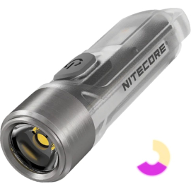 Ліхтар наключний Nitecore TIKI прозорий з USB-C, Колір: прозорий тип 2, фото 