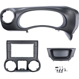 Переходная рамка QBR-F 2307-82 для Jeep Wrangler 3 JK 2011-2014 10", фото 