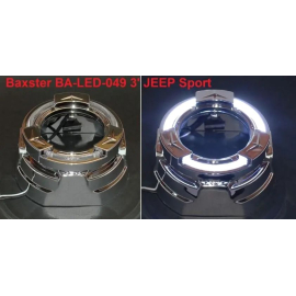 Маска для линз Baxster BA-LED-049 3" для Jeep Sport 2шт, фото 
