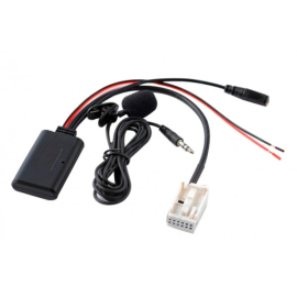 Bluetooth адаптер AUX (12 pin) для Mercedes (Comand APS NTG, Audio 20, Audio 30, Audio 50 APS) AWM BTM-53, фото 