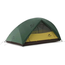 Палатка сверхлегкая 2-местная с футпринтом Naturehike Star-River 2 Updated NH17T012-T 210T темно-зеленый, фото 