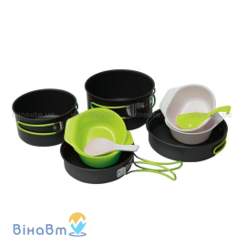 Набор посуды из анодированного алюминия Pinguin Quadri Alu (PNG 604), фото 